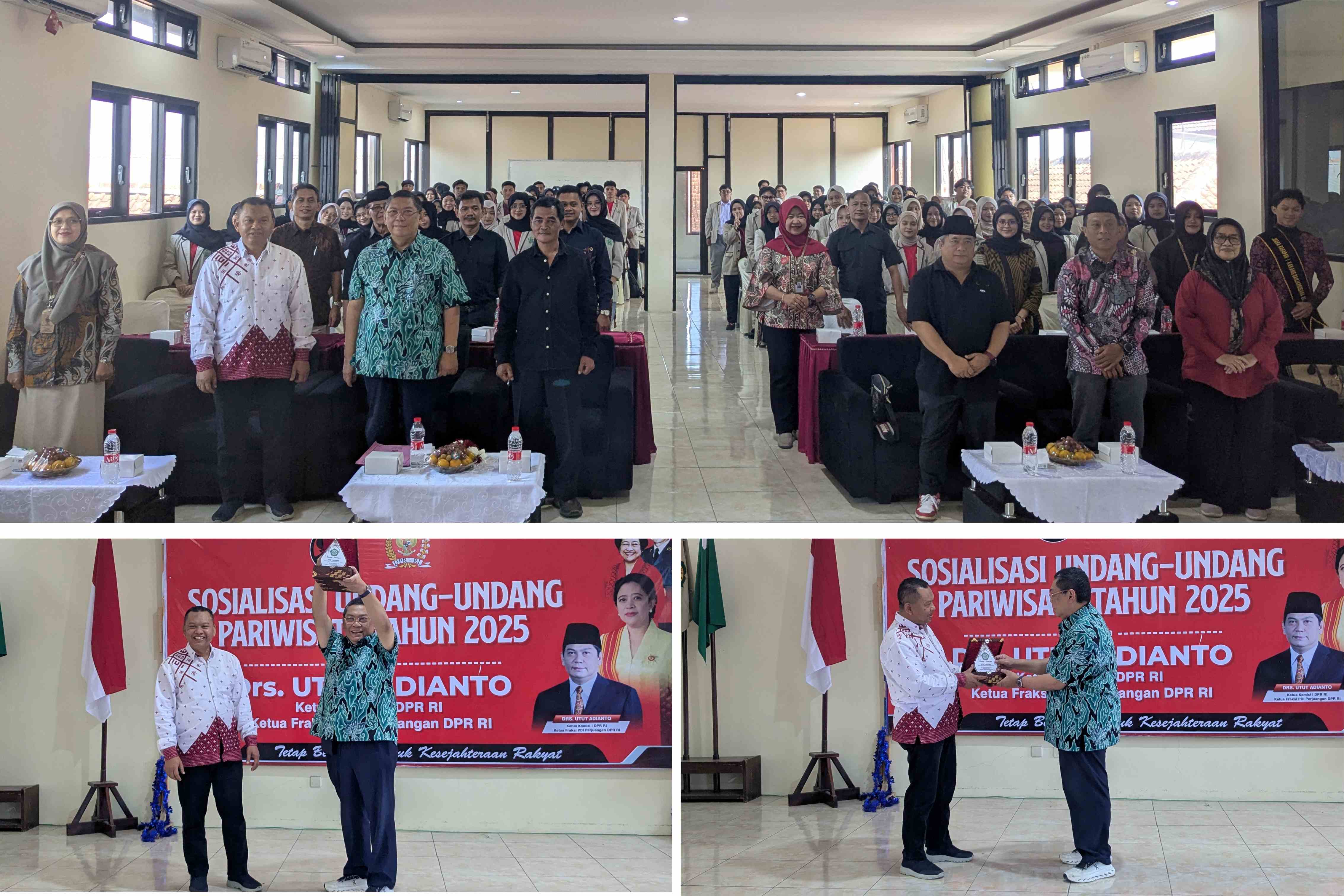 Ketua Komisi 1 DPR RI Mengadakan Kunjungan Kerja Ke STIE TAMBARA Sekaligus Memberikan Sosialisasi Undang-Undang